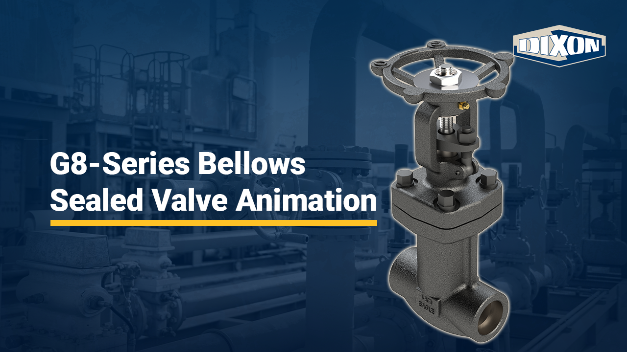 G8-Series Bellows Sealed Valve Animation