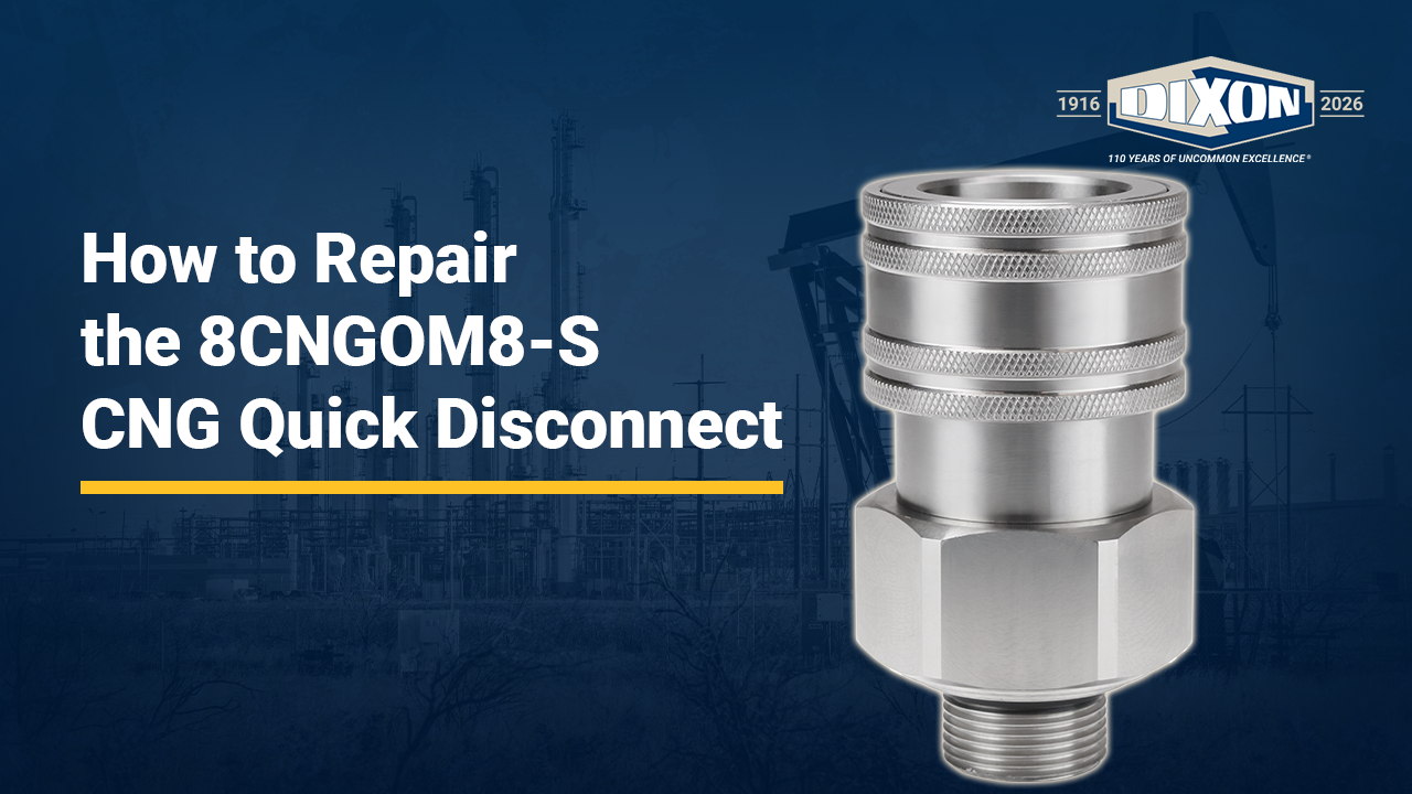 How to Repair the 8CNGOM8-S CNG Quick Disconnect