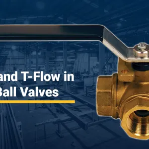 L-Flow and T-Flow 3-Way Ball Valves