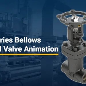 G8-Series Bellows Sealed Valve Animation