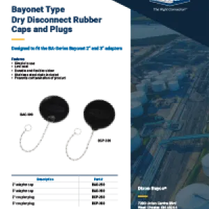 Bayonet Rubber Caps and Plugs