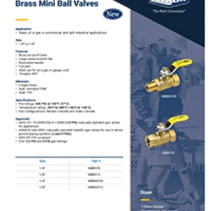 Brass Mini Ball Valves