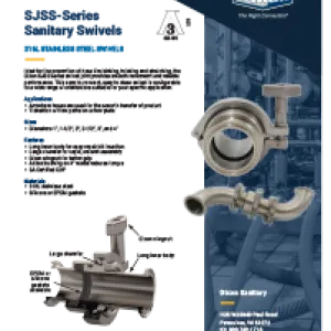 SJSS-Series Sanitary Swivels