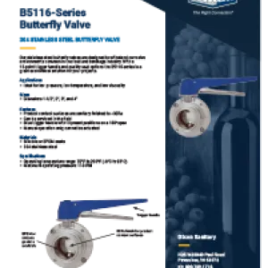 B5116-Series Butterfly Valves