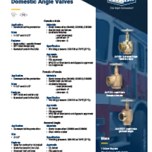 Domestic Angle Valves