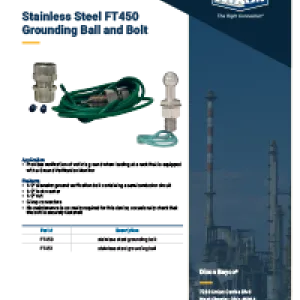 FT450 Grounding Ball and Bolt