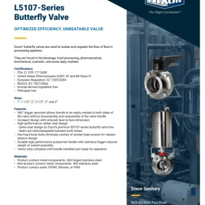 L5107-Series Butterfly Valve