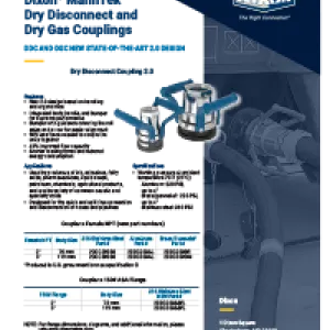 Dixon® MannTek Dry Disconnect and Dry Gas Couplings