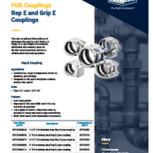 FGR Couplings Rep E and Grip E Couplings