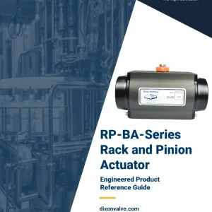 RP-BA-Series Rack and Pinion Actuator