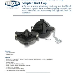 Gravity Drop Adapter Dust Cap