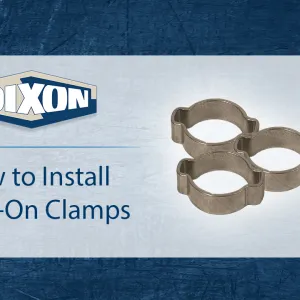 How to Install Pinch-On Clamps