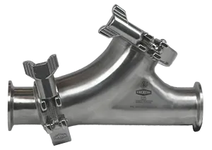 Dixon's redesigned HYC-series Y-ball check valve with a ball cap stabilizer