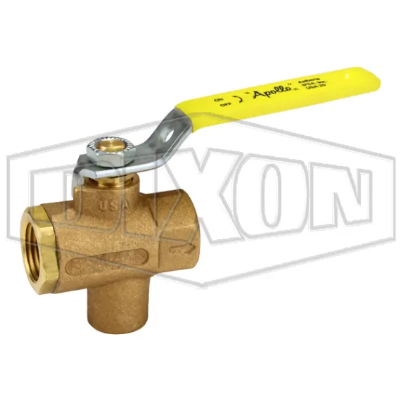 Bronze Ball Valve with NPT Tap for Drain
