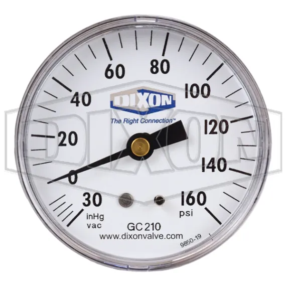 Compound Gauge Center Back Mount
