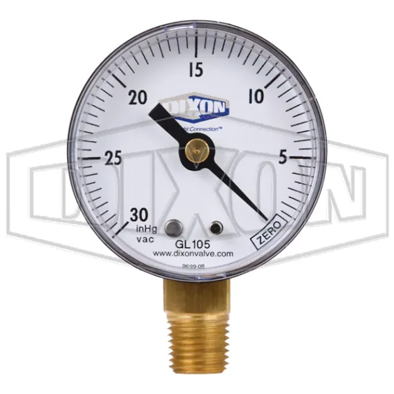 Lower Mount Vacuum Gauge