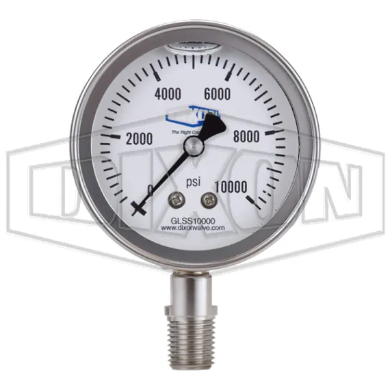 Stainless Liquid Filled Lower Mount Gauge