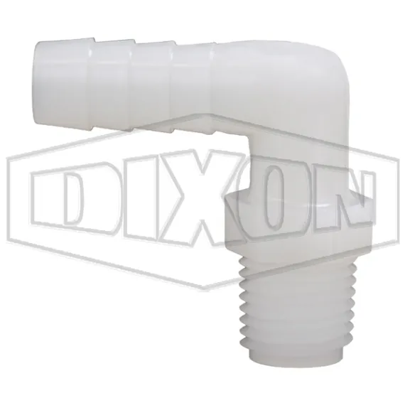 Tuff-Lite® 90° Hose Barb Elbow x Male NPT