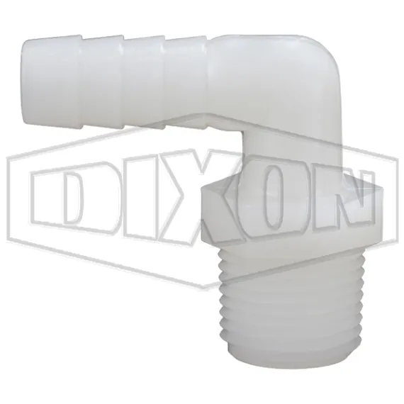 Tuff-Lite® 90° Hose Barb Elbow x Male NPT