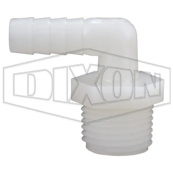 Tuff-Lite® 90° Hose Barb Elbow x Male NPT