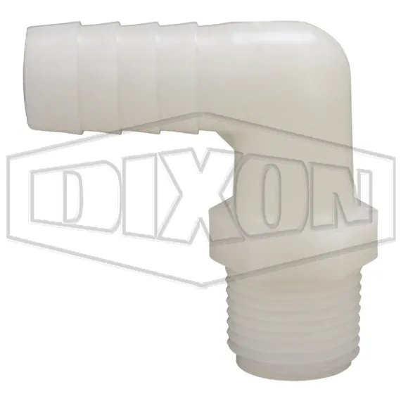 Tuff-Lite® 90° Hose Barb Elbow x Male NPT