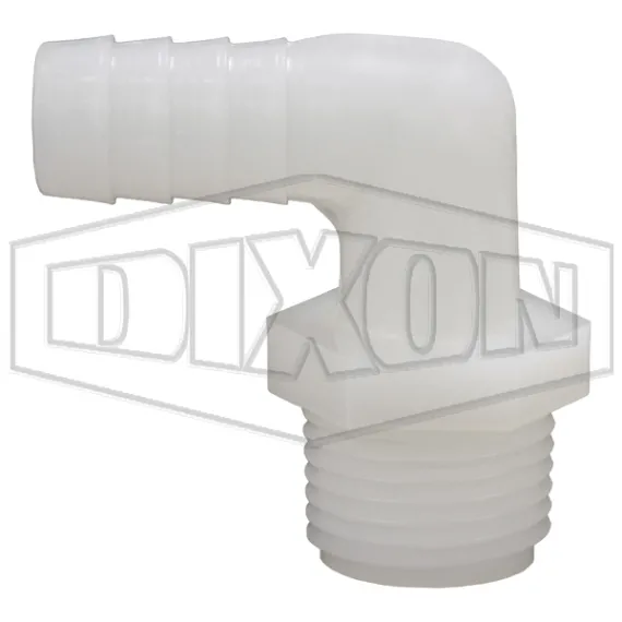 Tuff-Lite® 90° Hose Barb Elbow x Male NPT