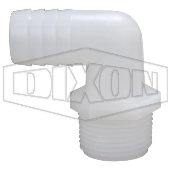 Tuff-Lite® 90° Hose Barb Elbow x Male NPT