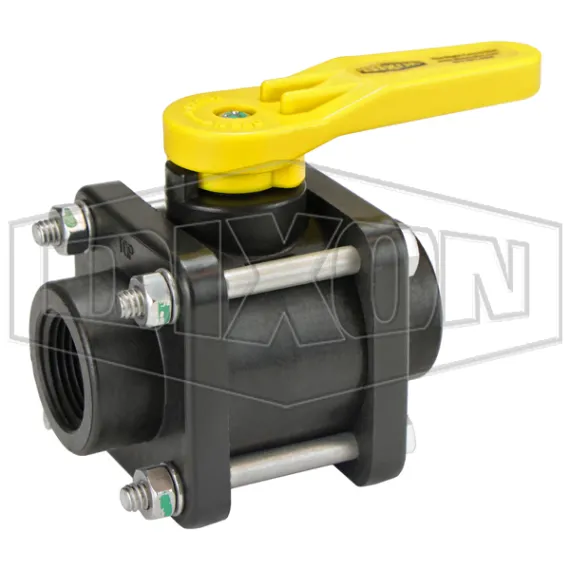 Polypropylene 4-Bolt Ball Valve