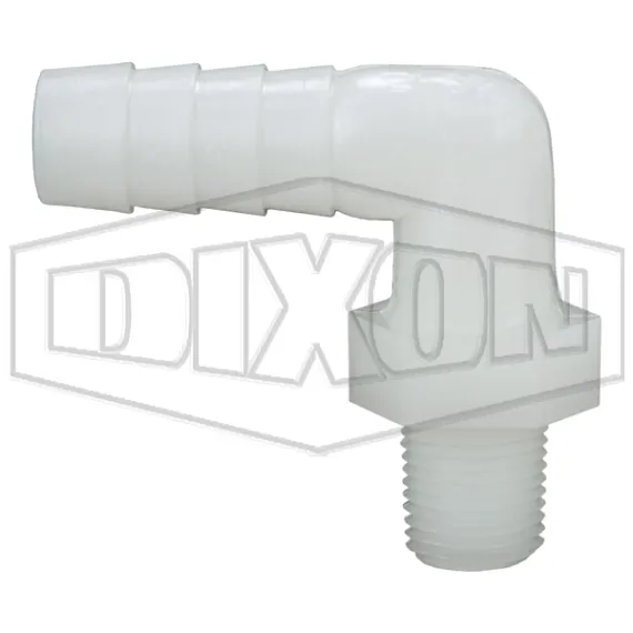 Tuff-Lite® 90° Hose Barb Elbow x Male NPT