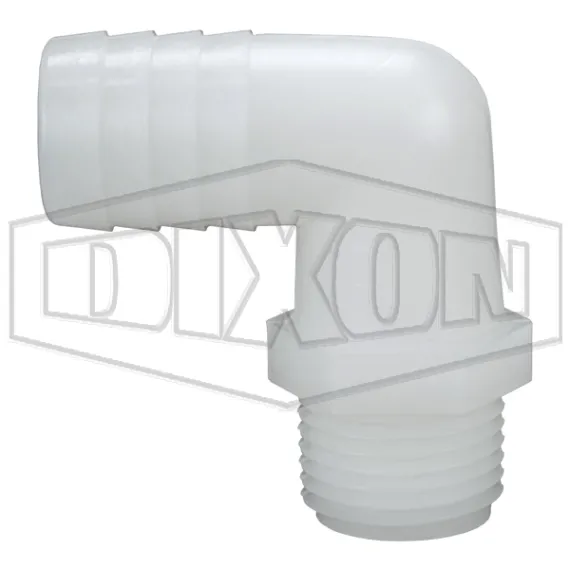 Tuff-Lite® 90° Hose Barb Elbow x Male NPT