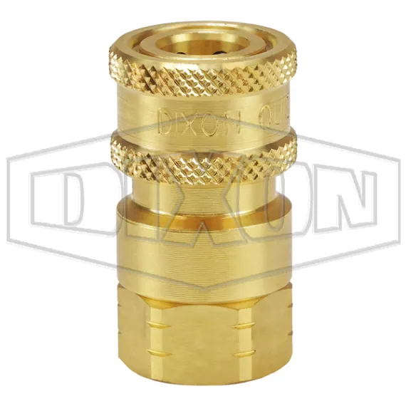 V-Series Valved Female Coupler