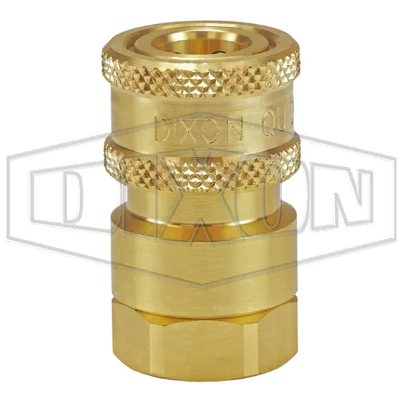 V-Series Valved Female Coupler