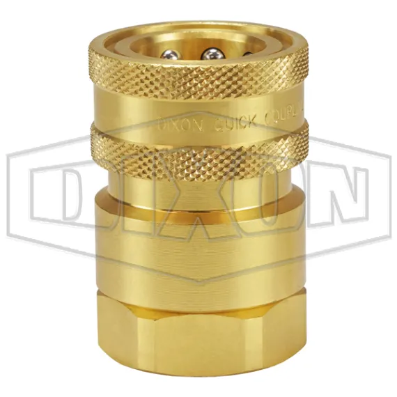 V-Series Valved Female Coupler