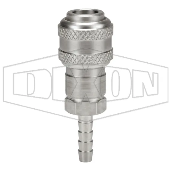D-Series Pneumatic Automatic Standard Hose Barb Coupler