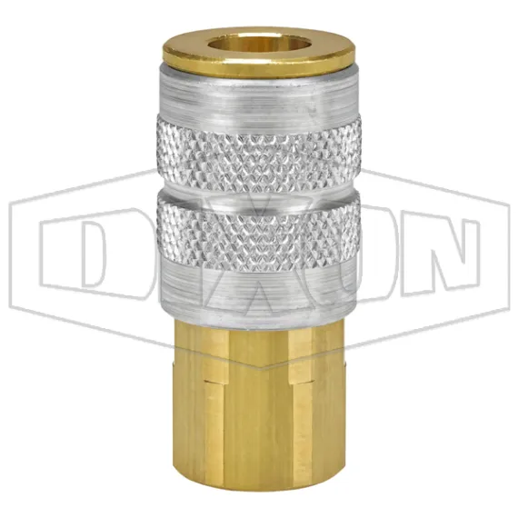 F-Series Pneumatic Manual Female Threaded Coupler