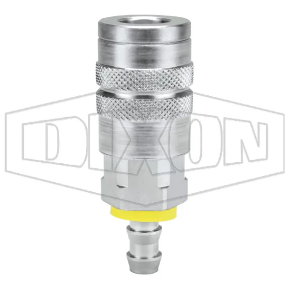 F-Series Pneumatic Manual Push-Loc Hose Barb Coupler