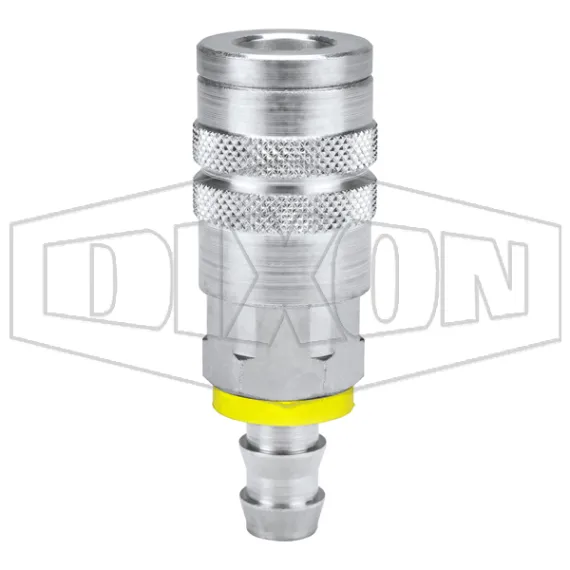 F-Series Pneumatic Manual Push-Loc Hose Barb Coupler