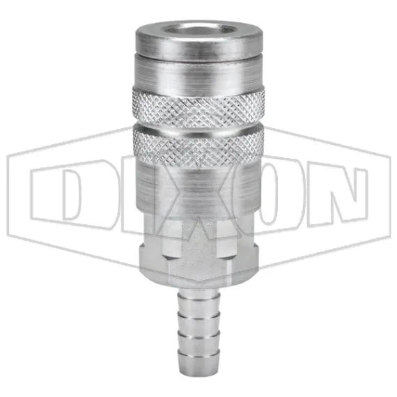 F-Series Pneumatic Manual Standard Hose Barb Coupler