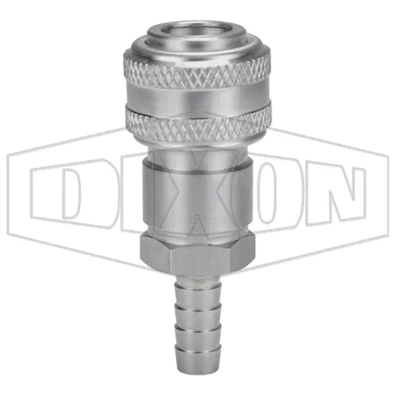 D-Series Pneumatic Automatic Standard Hose Barb Coupler