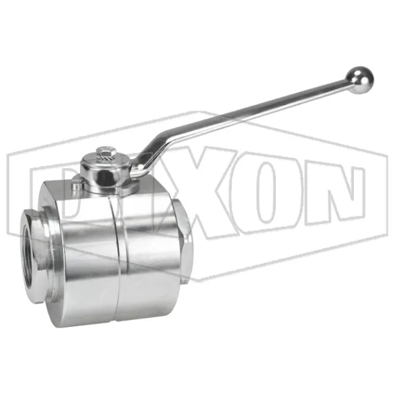 High Pressure Clear Zinc Ball Valve