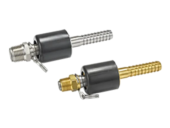 Ball Type Swivel x Hose Shank Connector for Spray Gun