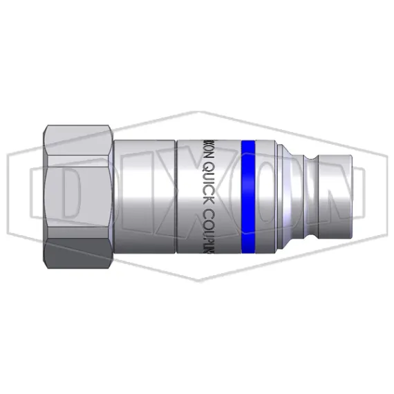 HTE-Series Correct Connect® Under Pressure Flush Face Female Plug CAD 