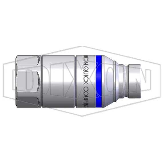 HTE-Series Correct Connect® Under Pressure Flush Face Female Plug CAD 