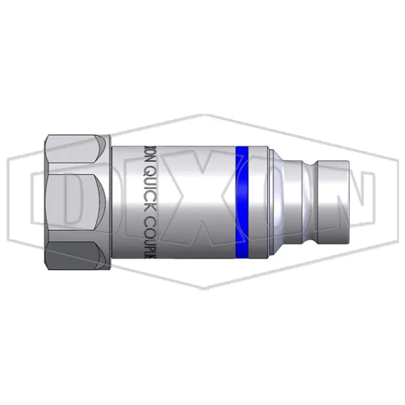 HTE-Series Correct Connect® Under Pressure Flush Face Female Plug CAD 