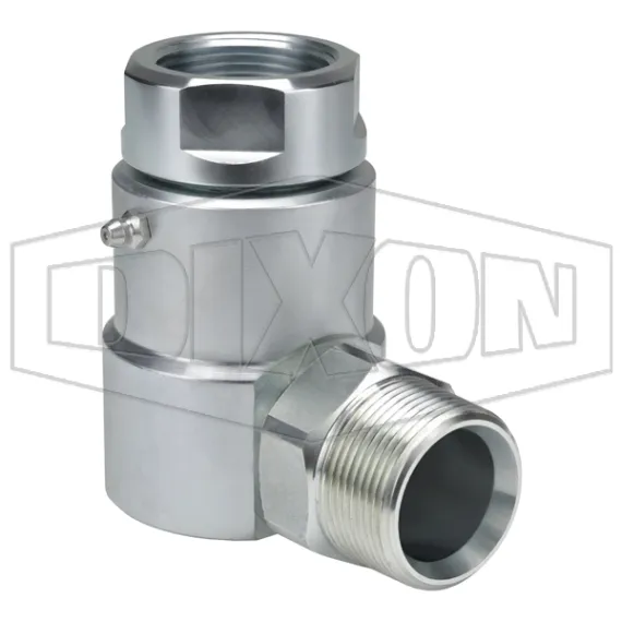 Super Swivels® Female NPT x Male NPTF 90° Elbow Inline Swivel