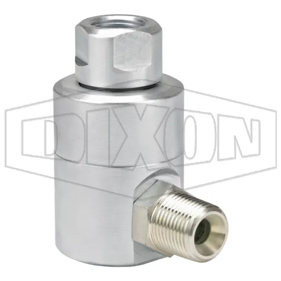 Super Swivels® Female NPT x Male NPTF 90° Elbow Inline Swivel