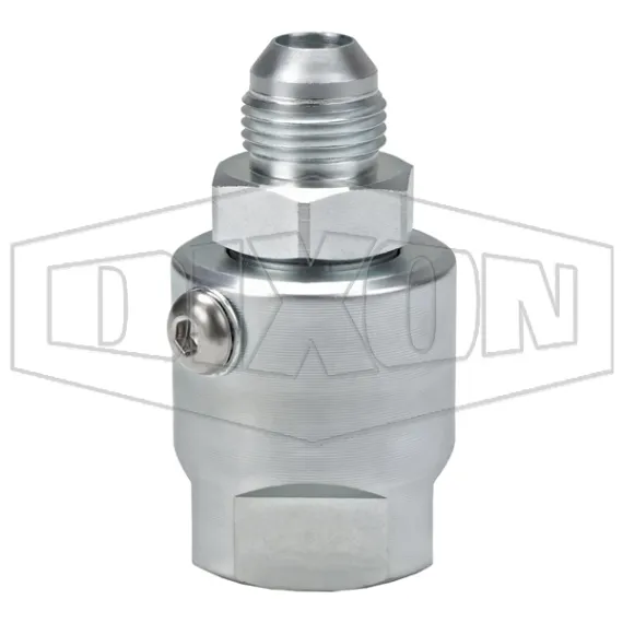 Super Swivels® Male JIC 37° x Female NPTF Inline Swivel