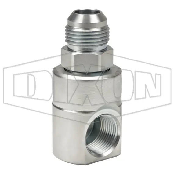 Super Swivels® Male JIC 37° x Female NPTF Inline Swivel