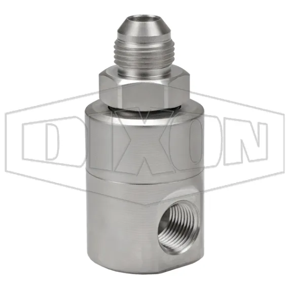 Super Swivels® Male JIC 37° x Female NPTF Inline Swivel