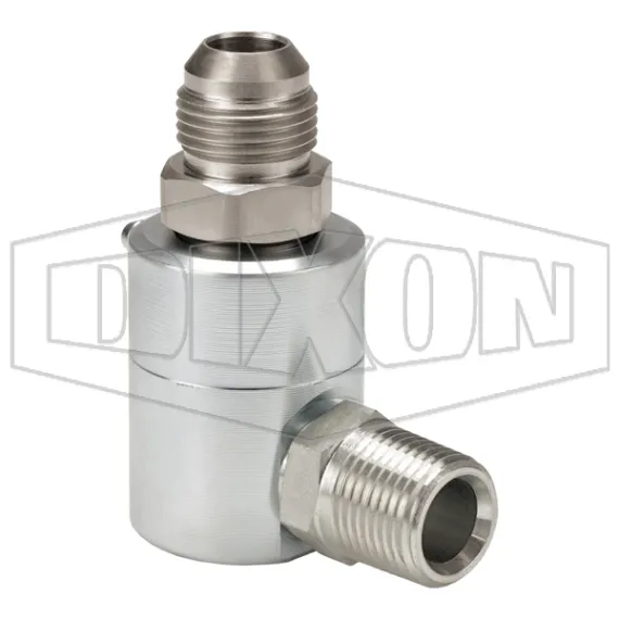 Super Swivels® Male JIC 37° x Male NPTF 90° Elbow